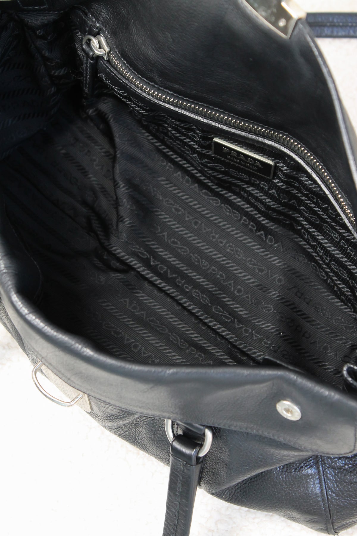 Prada Vitello Daino Easy Shoulder Bag