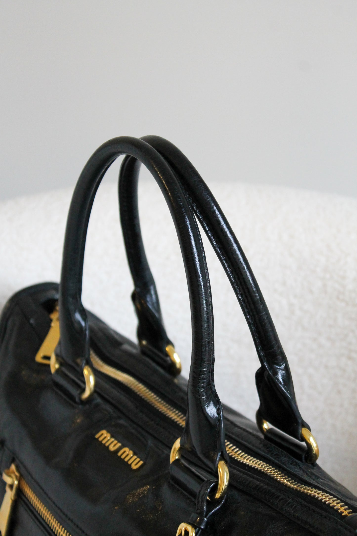 Miu Miu Bauletto Vitello Shine
