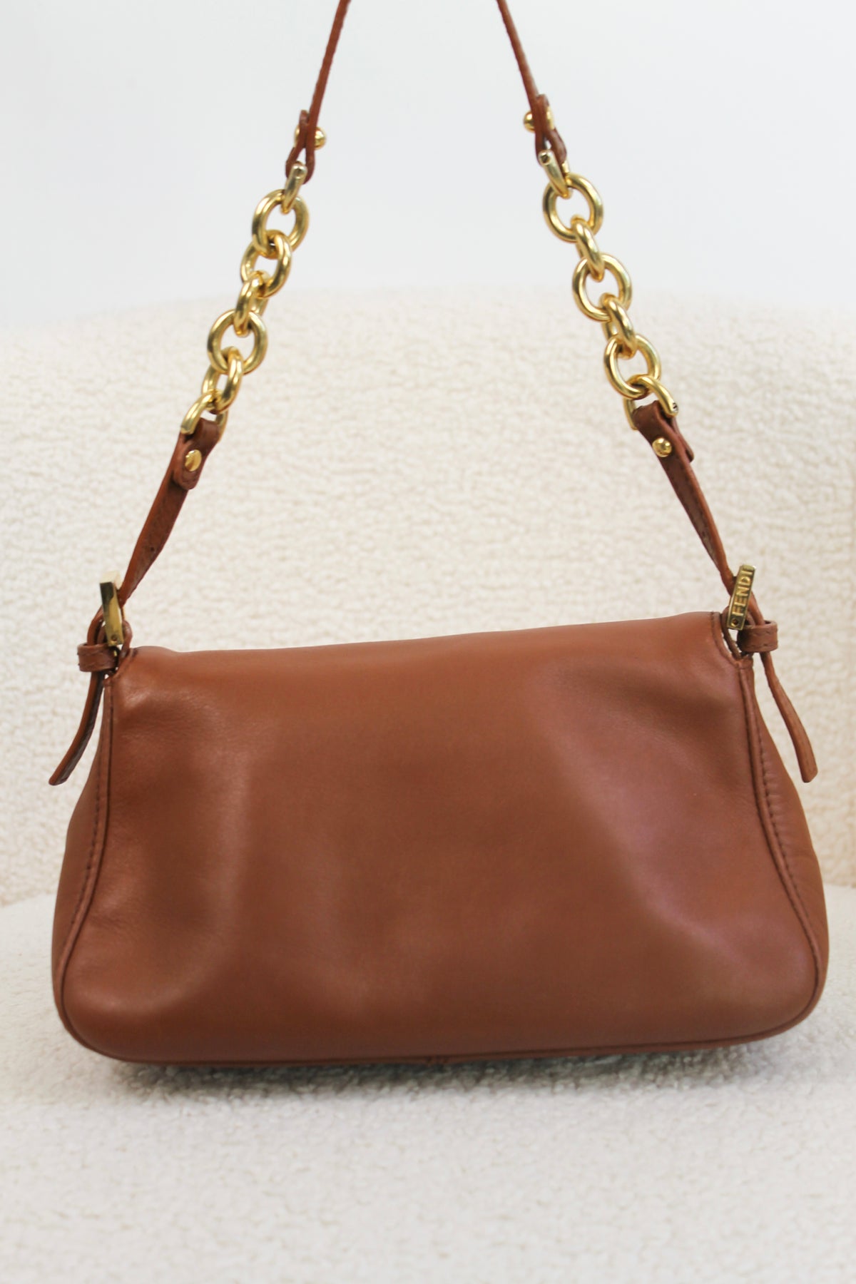 Fendi Leather Mini Mamma Baguette
