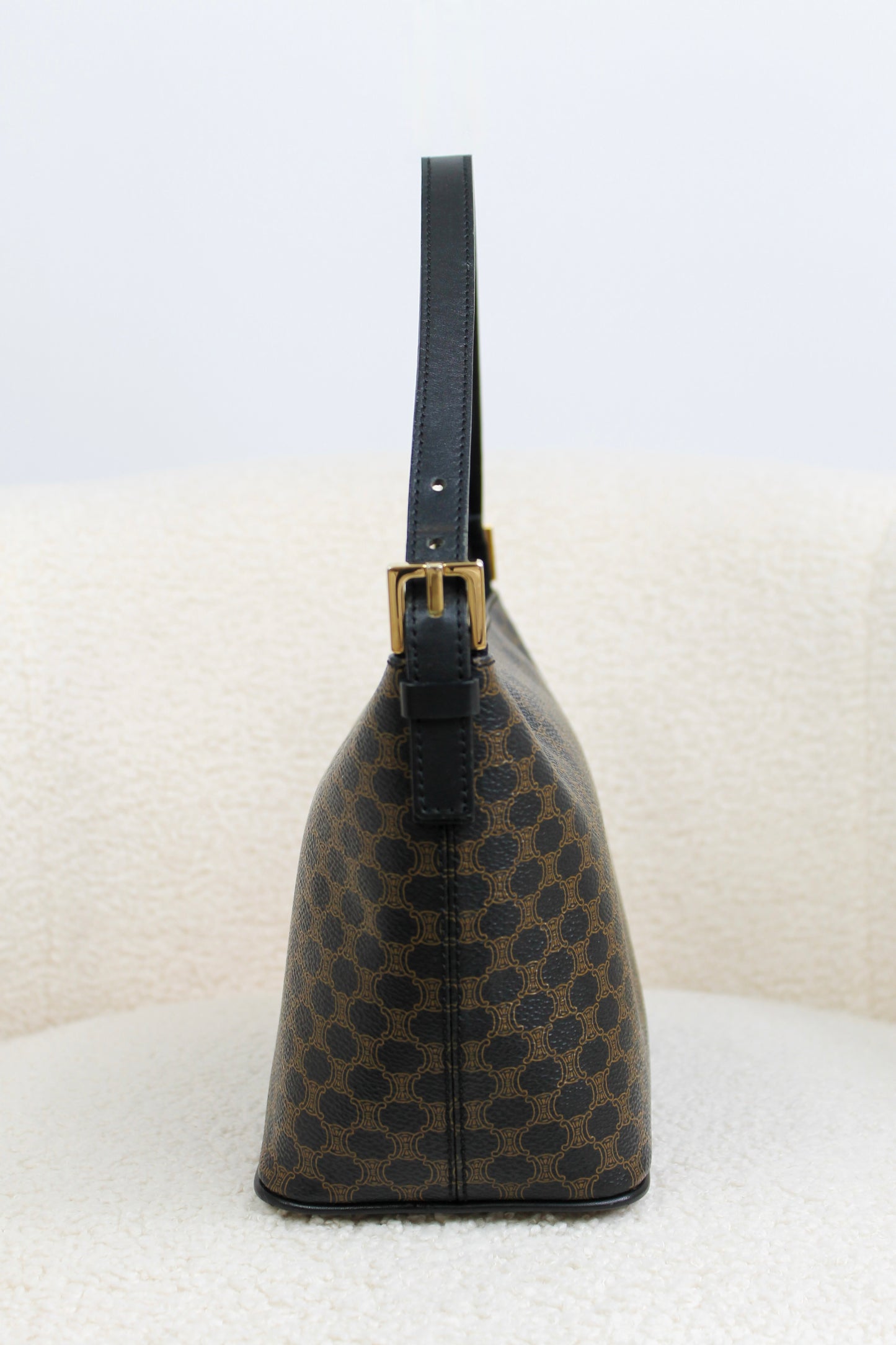 Céline Macadam Coated Canvas Handbag
