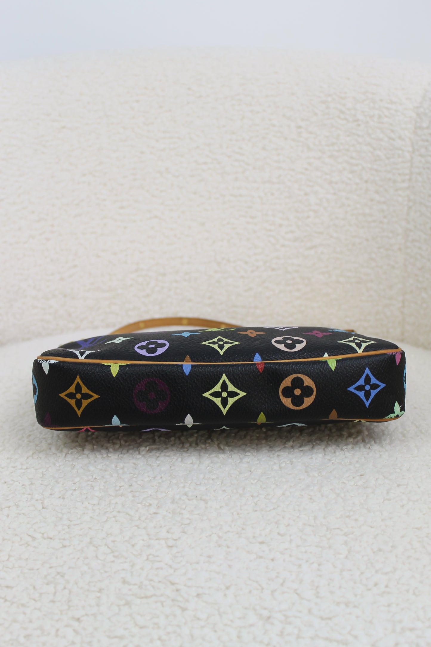 Louis Vuitton x Takashi Murakami Noir Multicolor Pochette Accessoires