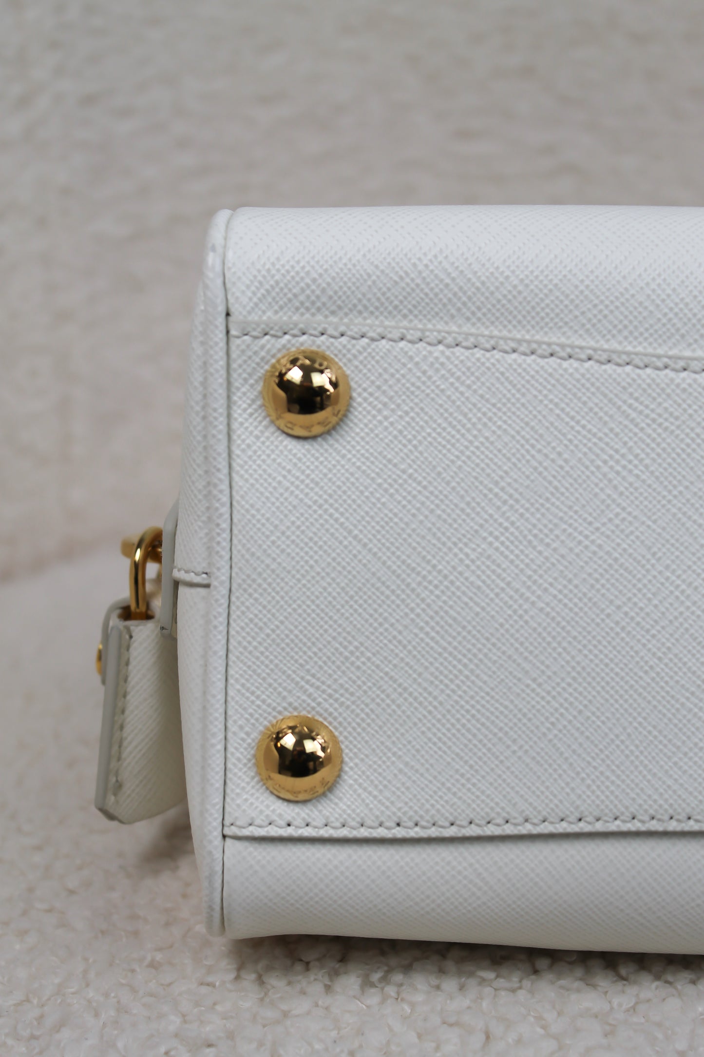 Prada Saffiano Leather Top Handle Bag