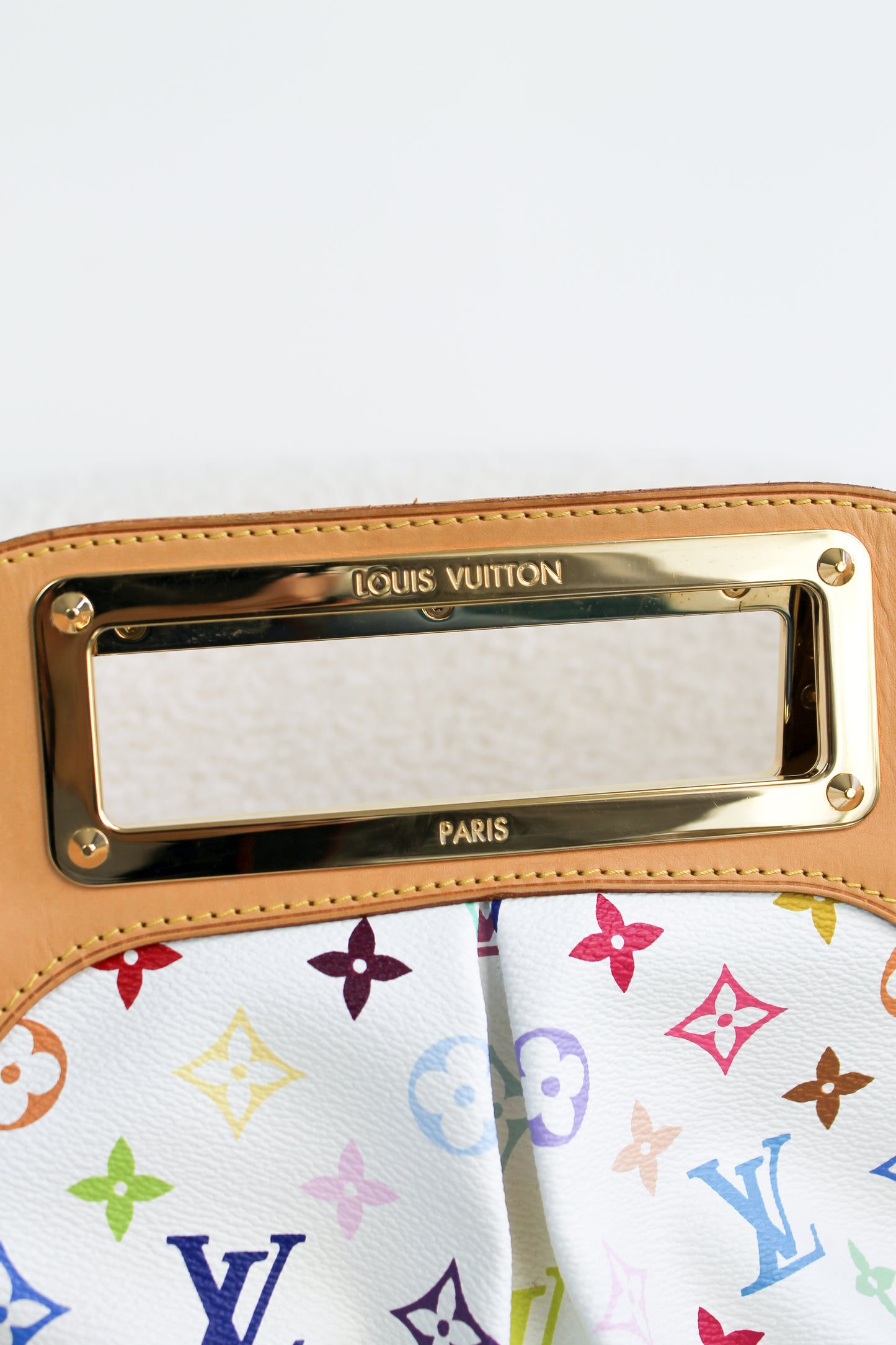 Louis Vuitton x Takashi Murakami Blanc Multicolor Judy MM