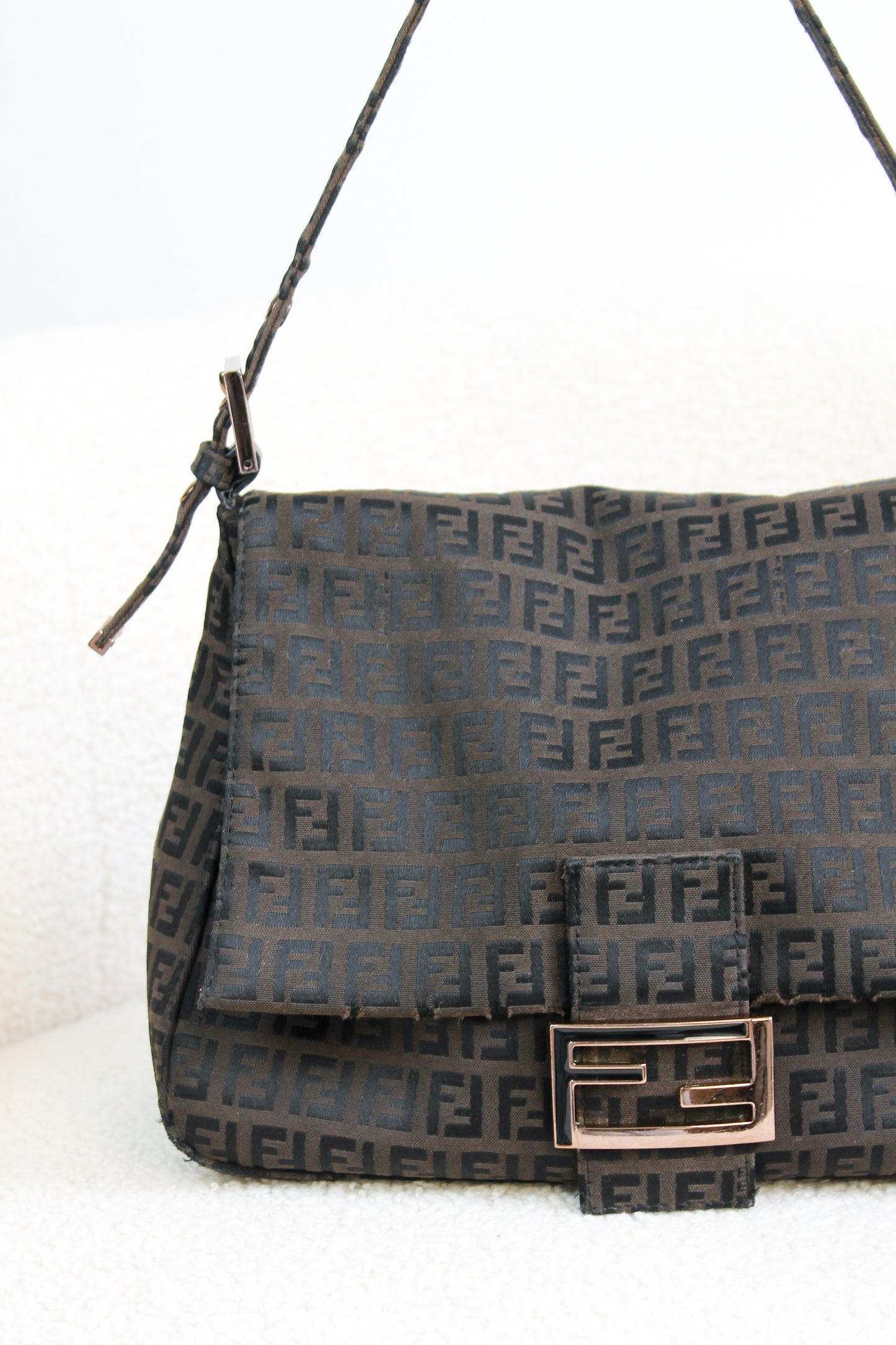 Fendi Mamma Baguette Canvas