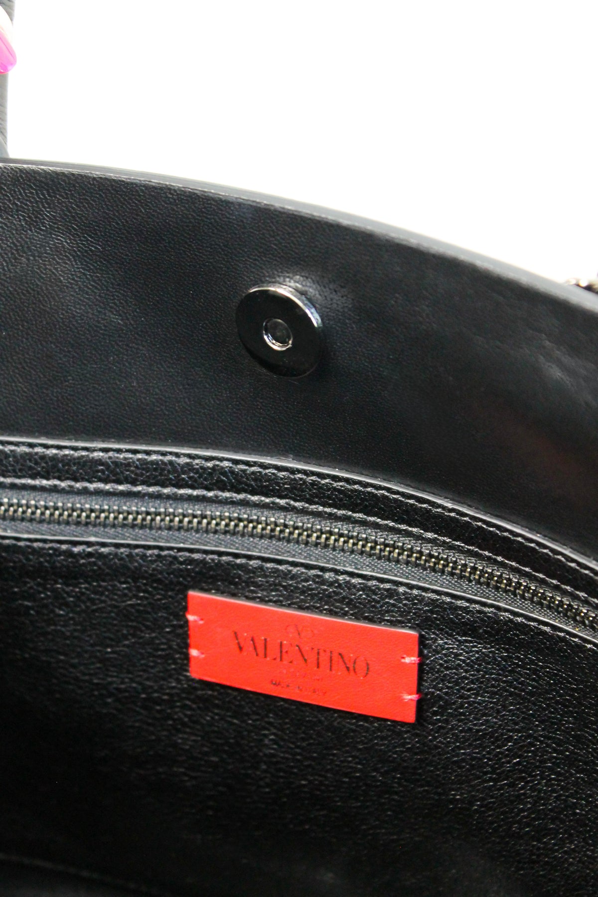 Valentino Rockstud Leather Tote Bag