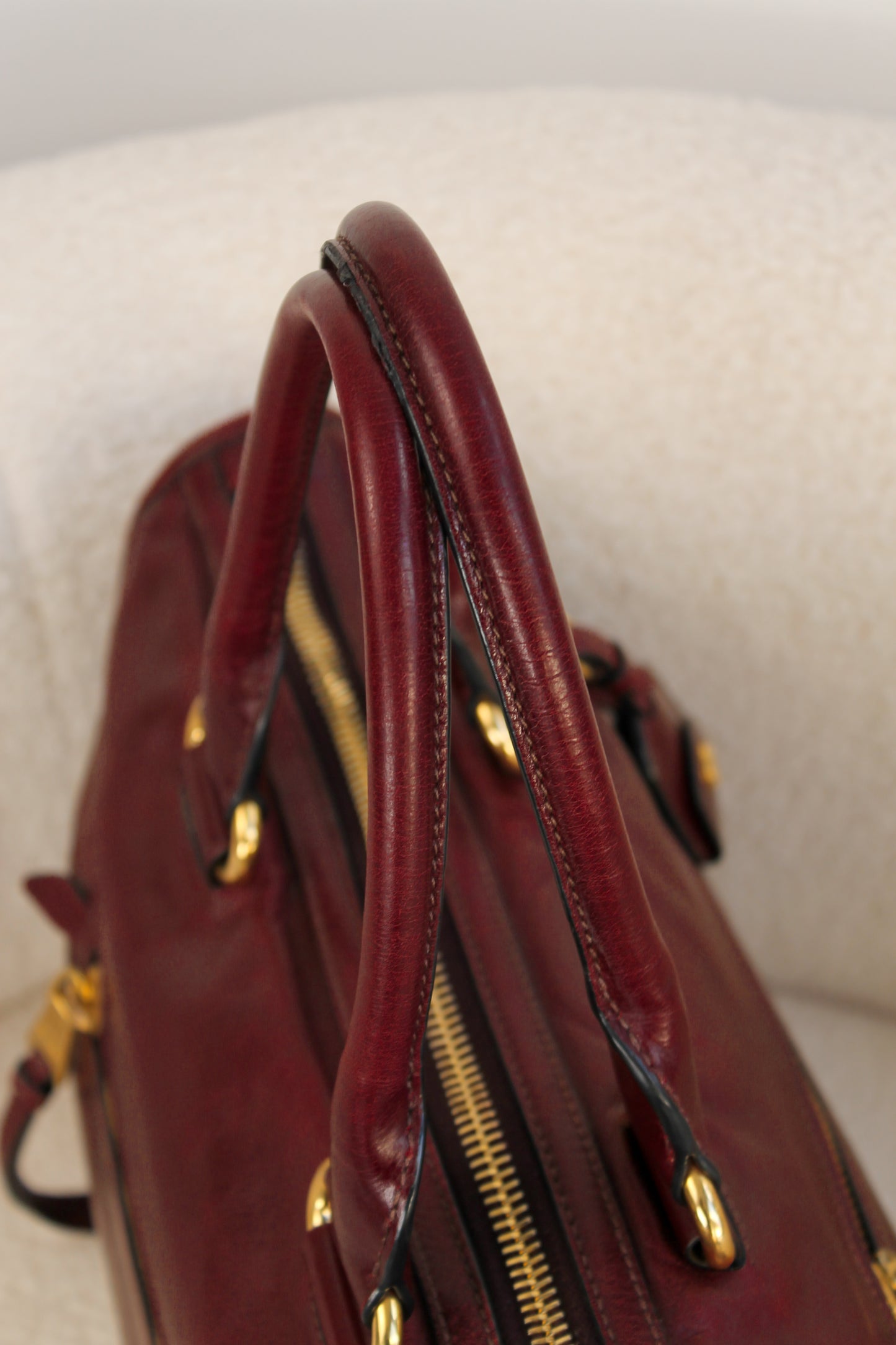 Miu Miu Vitello Shine Bauletto
