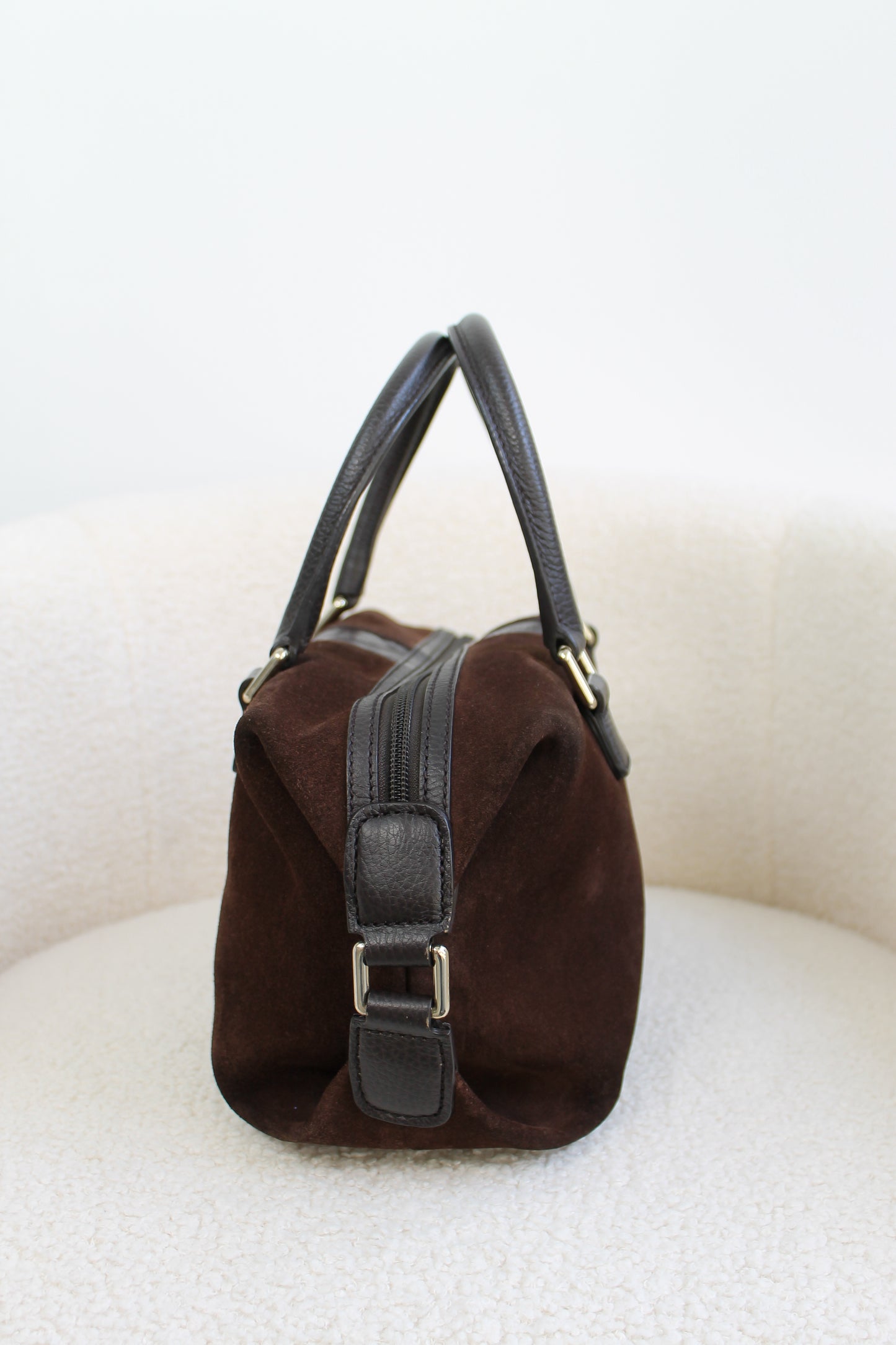 Gucci Suede Boston Small
