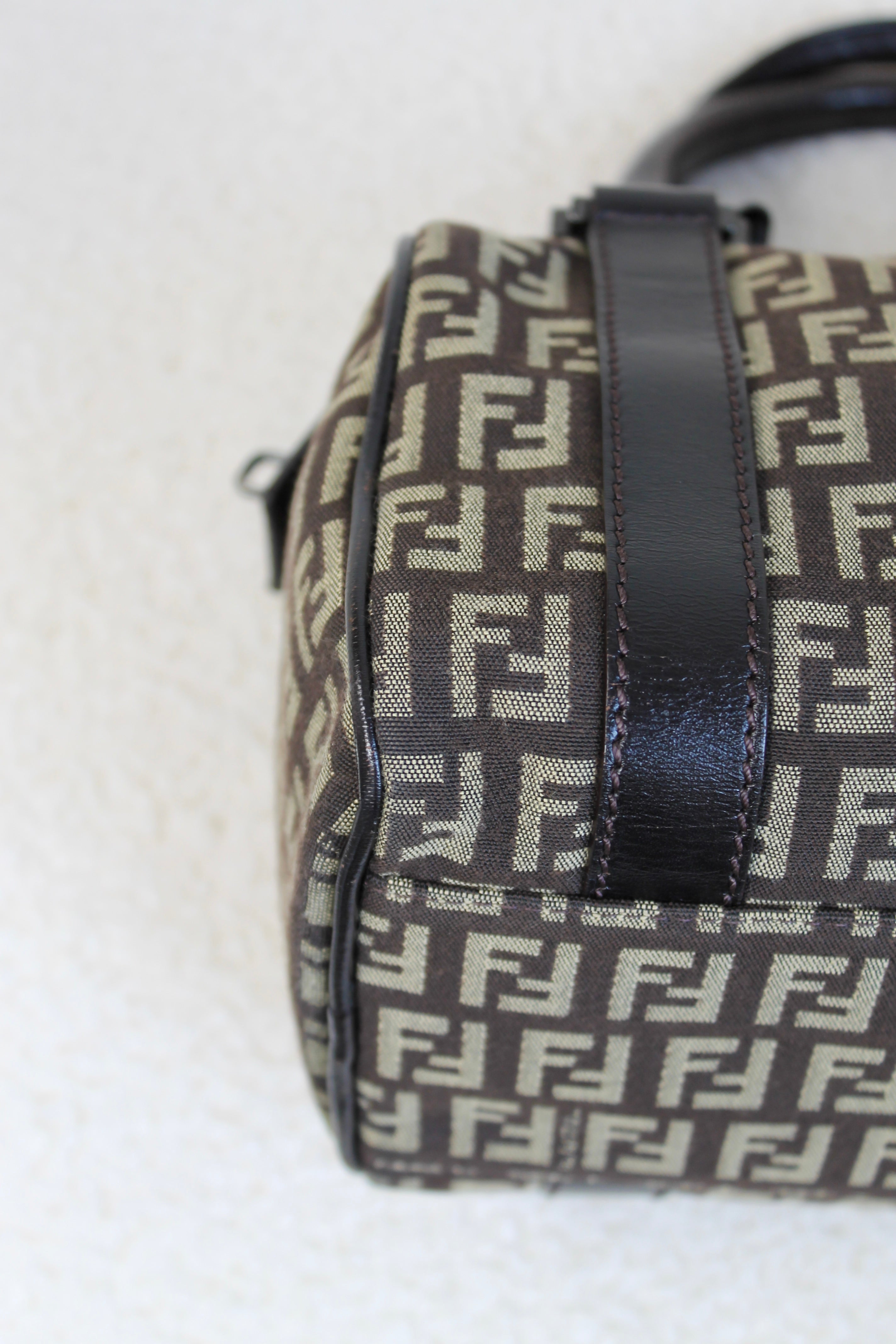 Fendi Zucchino Boston Mini – L'Archive Bar