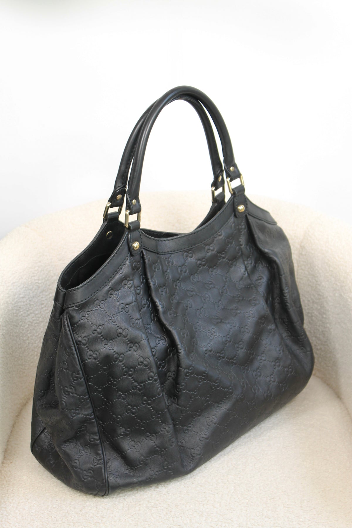 Gucci Guccissima Large Sukey Tote