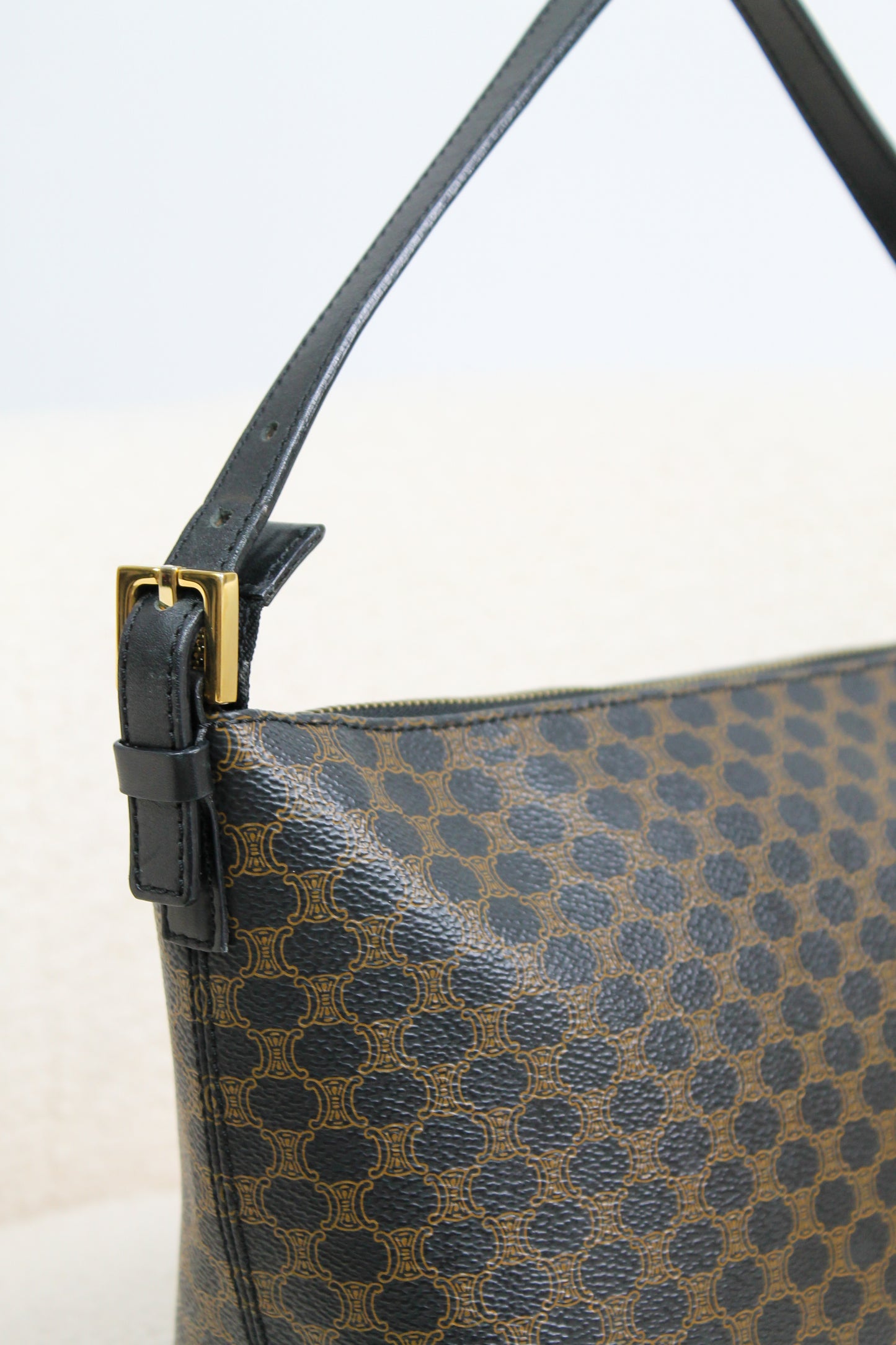 Céline Macadam Coated Canvas Handbag