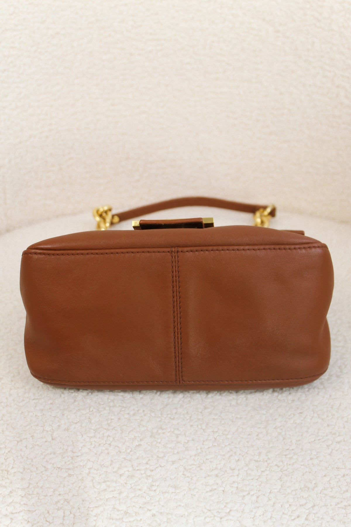 Fendi Leather Mini Mamma Baguette