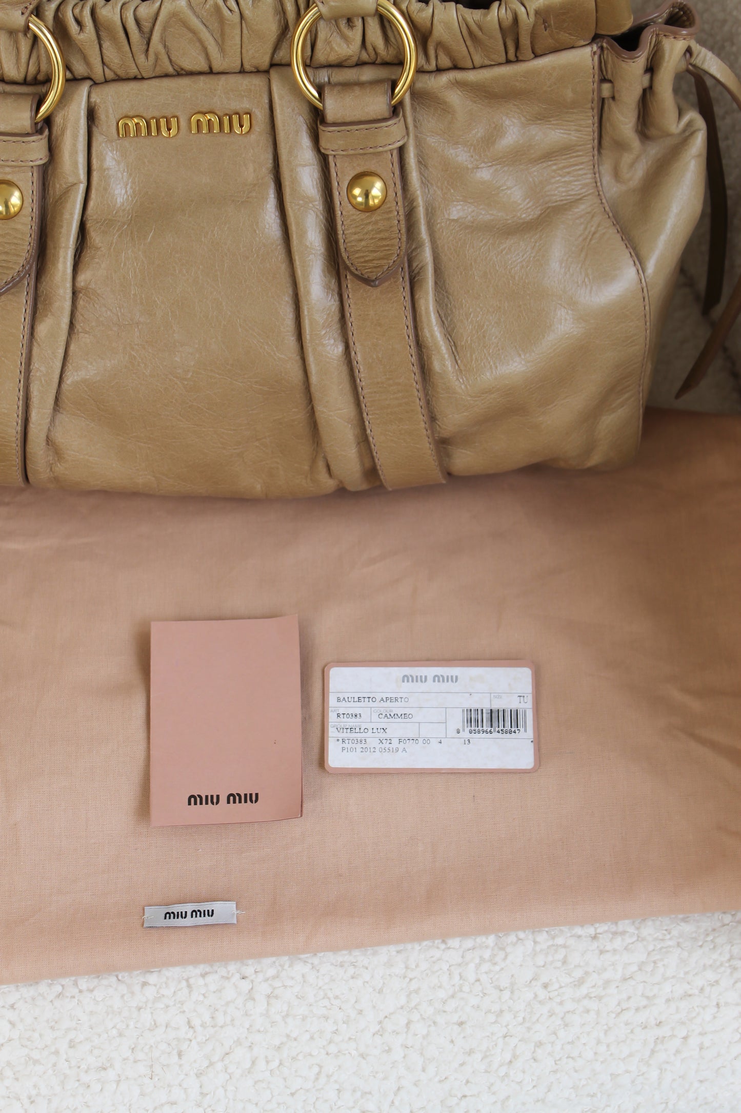 Miu Miu Vitello Lux