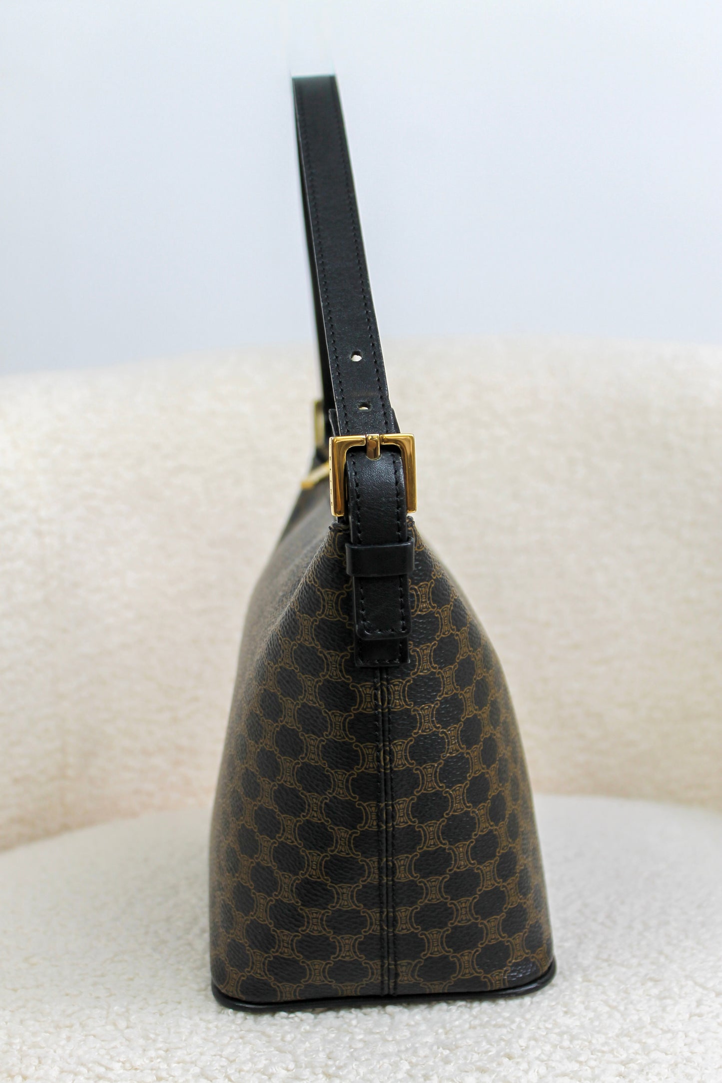 Céline Macadam Coated Canvas Handbag