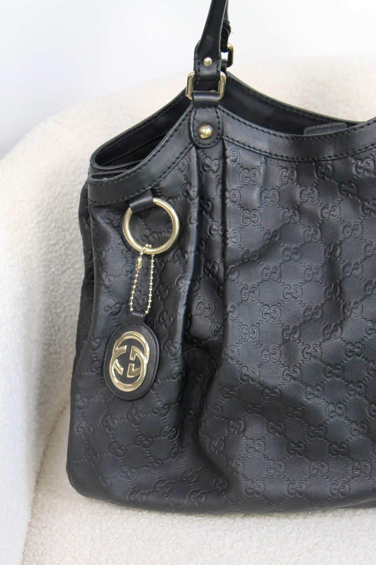Gucci Guccissima Large Sukey Tote