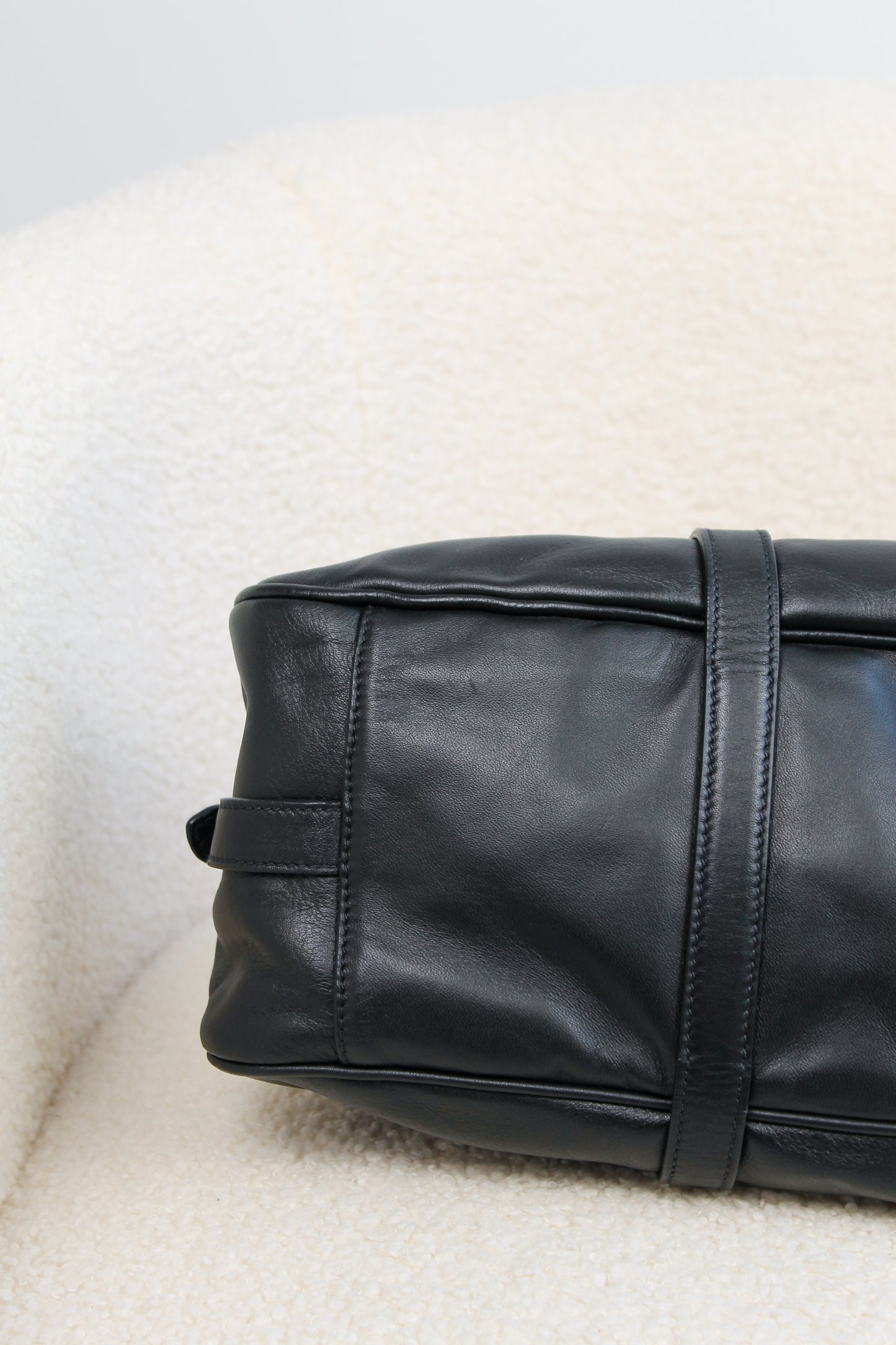 Prada Buckled Bauletto Bag