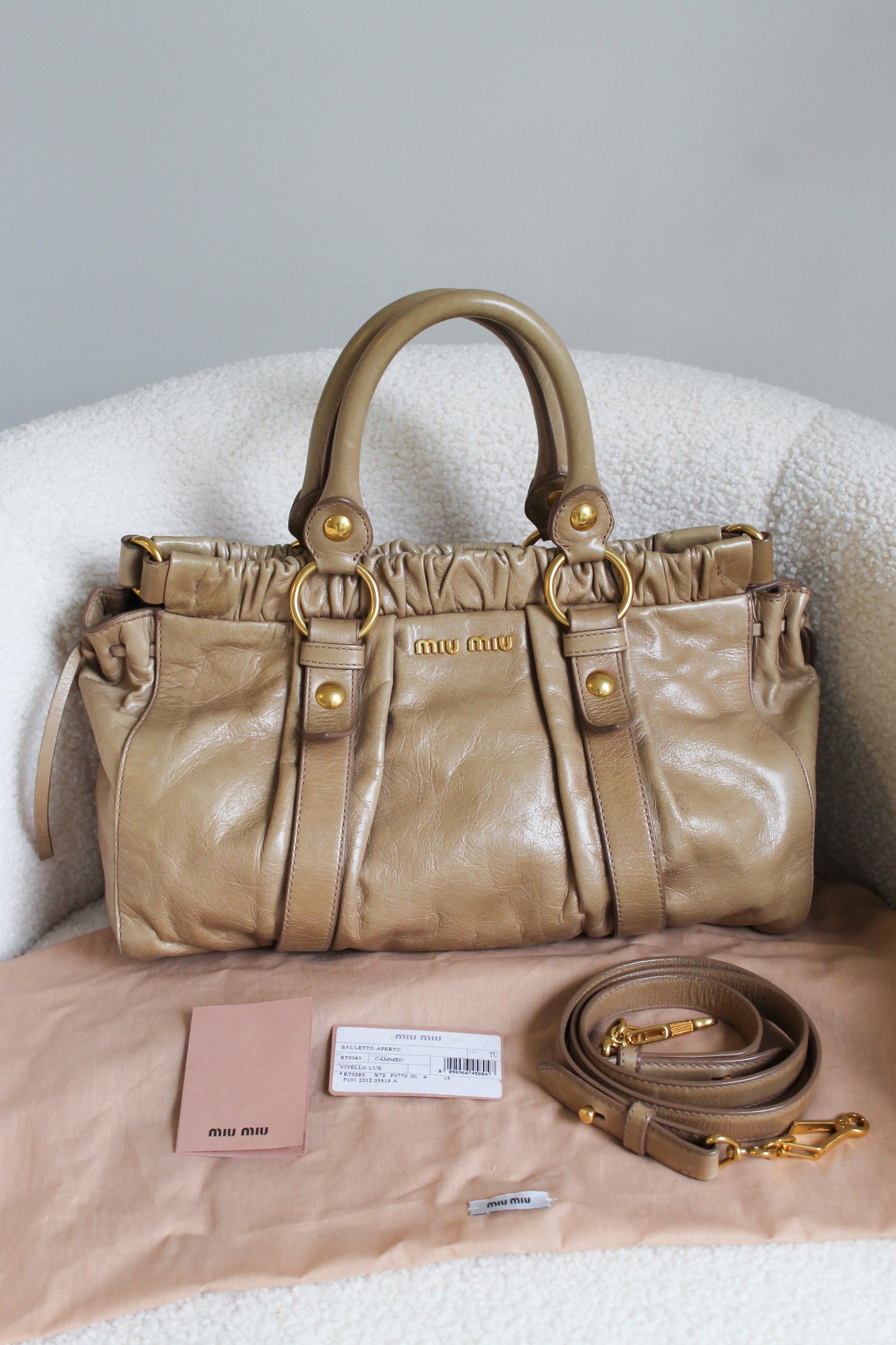 Miu Miu Vitello Lux