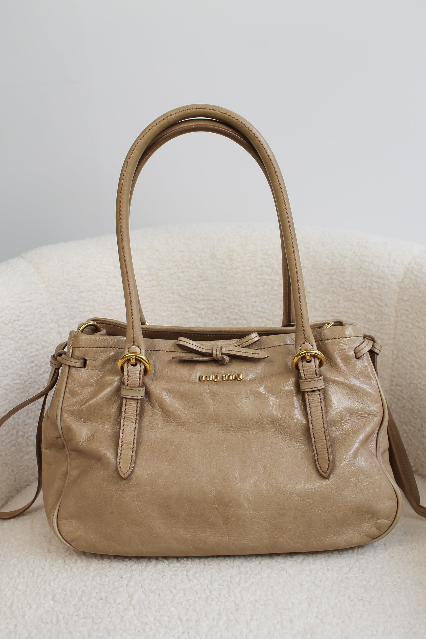 Miu Miu Vitello Bow