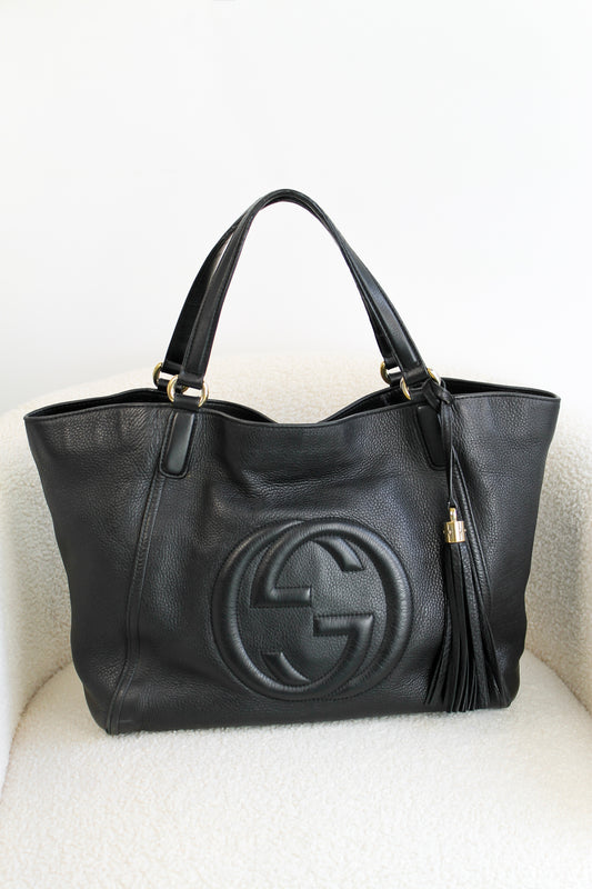 Gucci Soho Medium Leather Tote