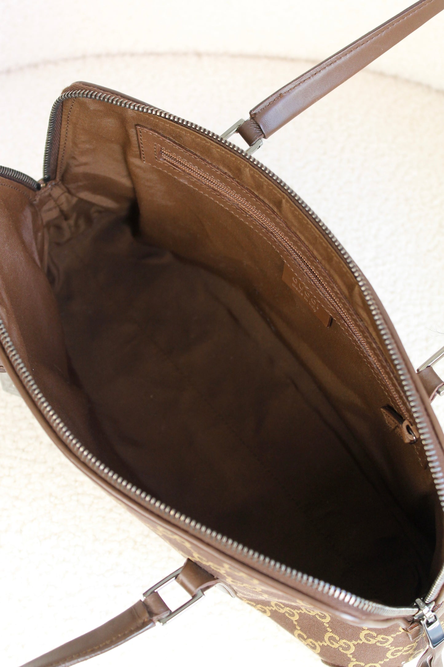 Gucci Canvas Boston shoulder bag