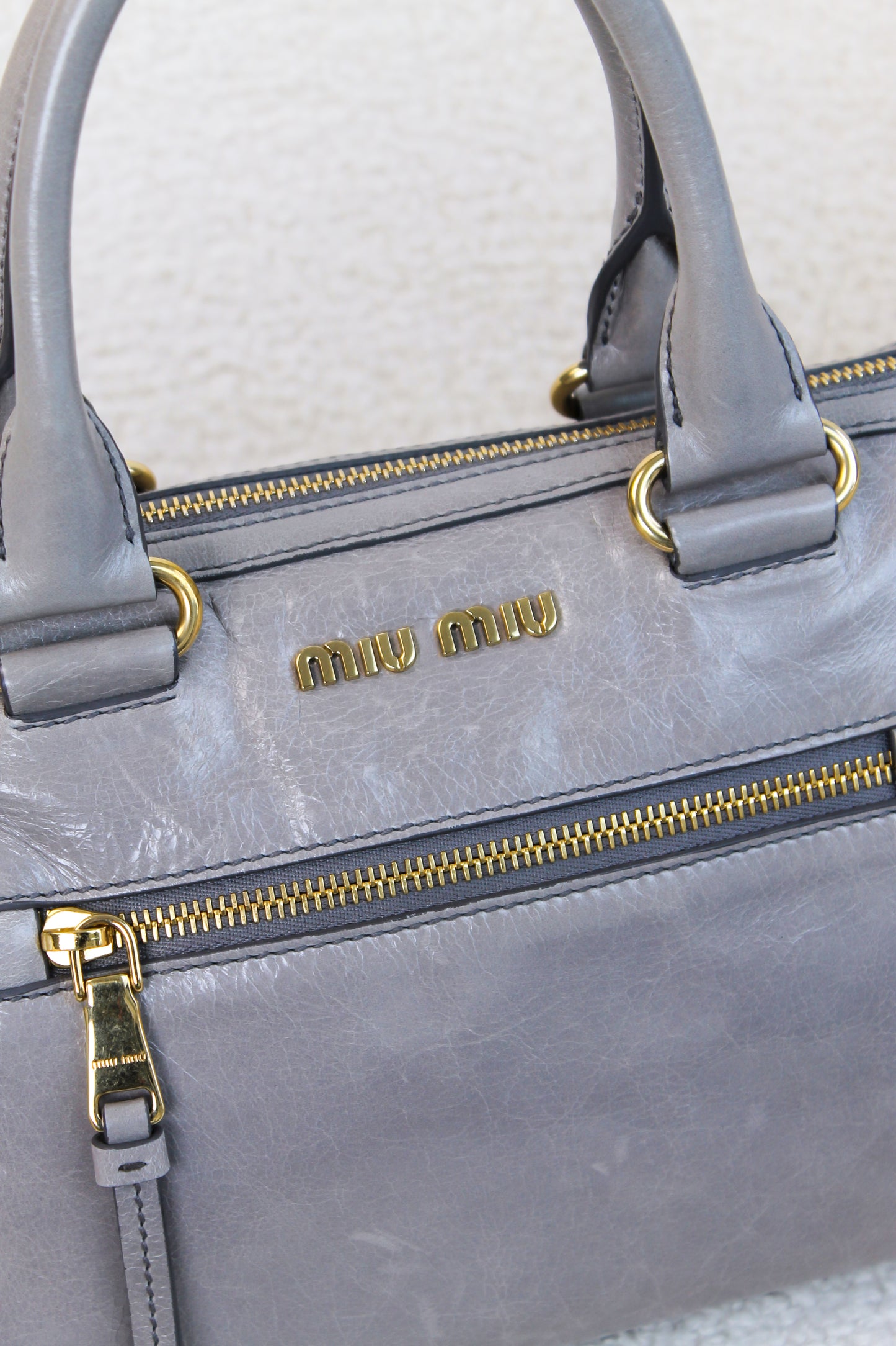 Miu Miu Bauletto Vitello Shine