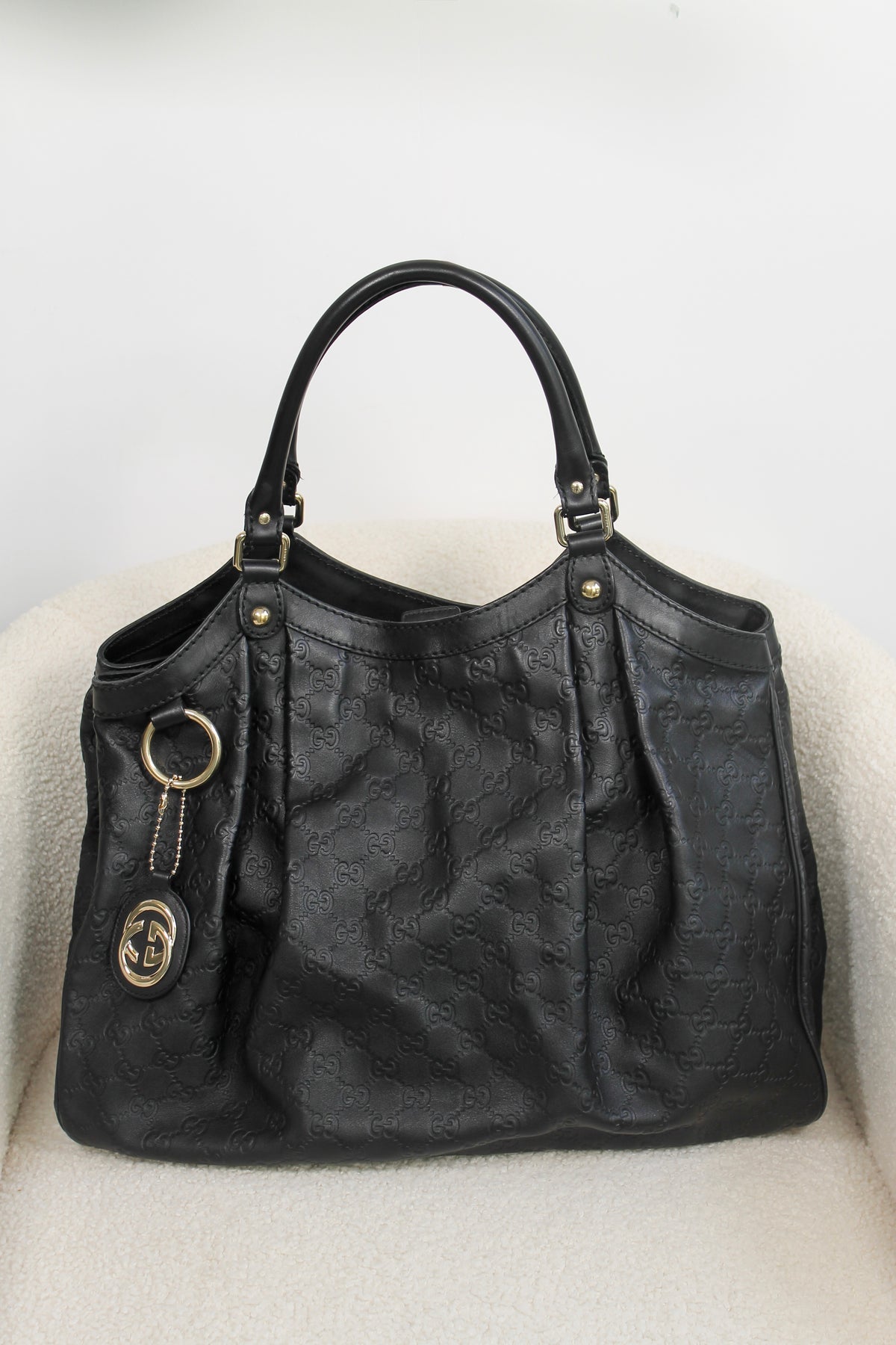 Gucci Guccissima Large Sukey Tote