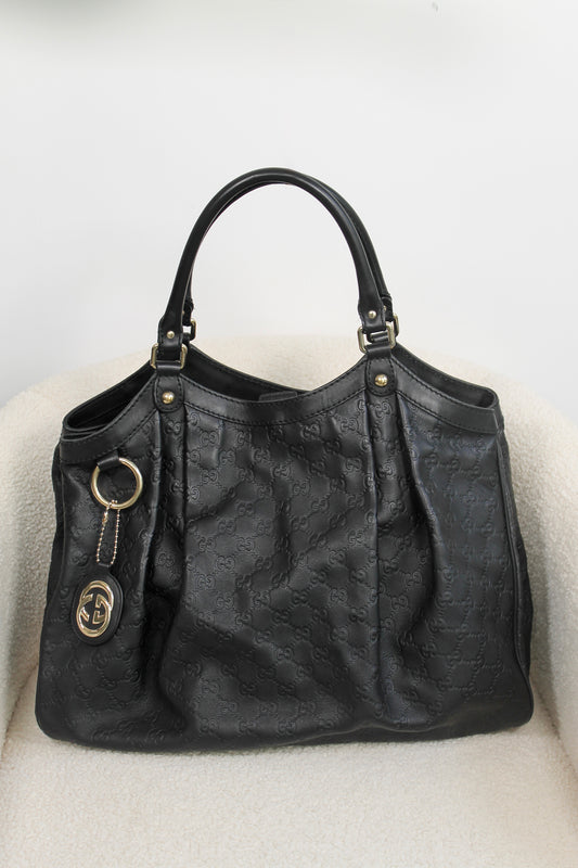 Gucci Guccissima Large Sukey Tote
