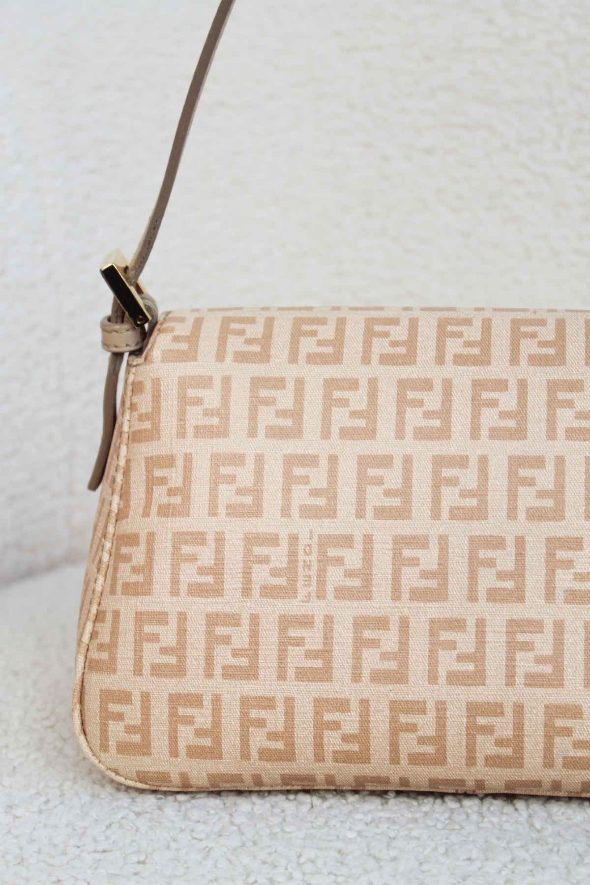 Fendi Pink Zucchino Mamma Baguette Mini